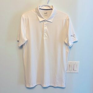 White Men’s Puma Polo Shirt
